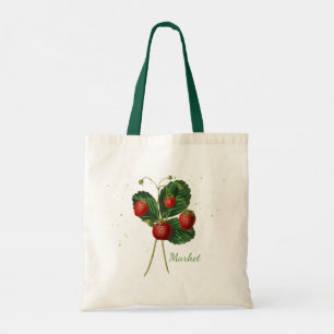 Tote Bag Marché botanique des fraises Fourre-tout
