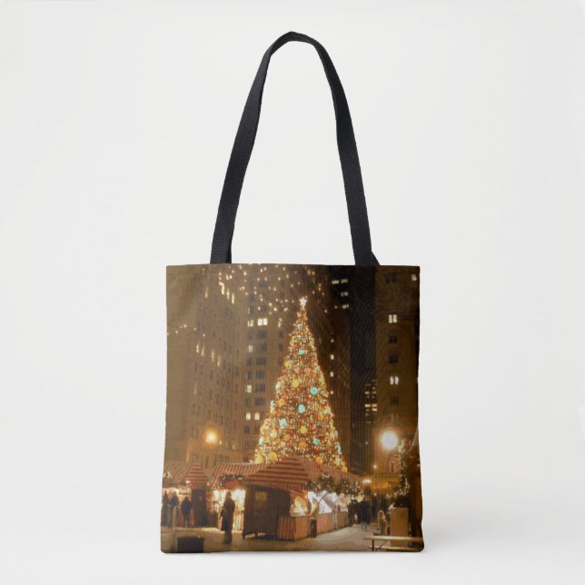 Tote Bag Marché de Noël - 21 décembre 2005 à Chicago (Devant)