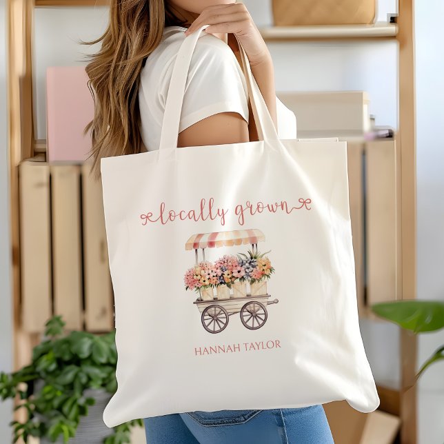 Tote Bag Marché des fermiers cultivés localement (Créateur téléchargé)