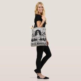 Tote Bag Marcher dans un Wonderland d'hiver Snowman