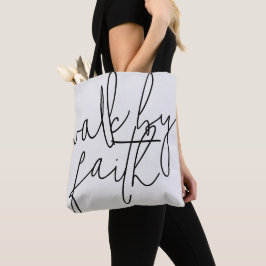 Tote Bag Marcher Par La Foi Stylistique