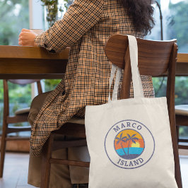 Tote Bag Marco Island, Floride style classique défraîchi