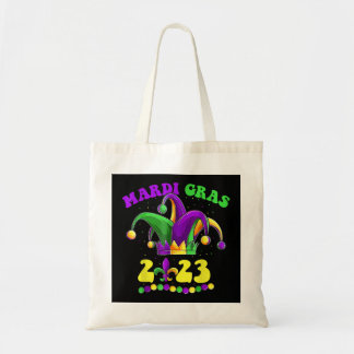 Tote Bag Mardi Gras 2023 Jester Outfit New Orleans Carnaval