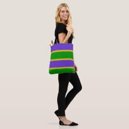 Tote Bag Mardi Gras Stripes