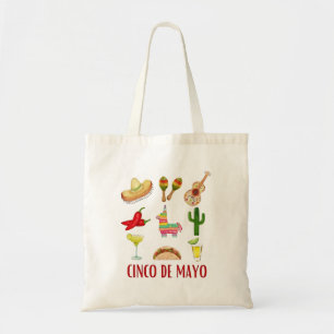 Tote Bag Margarita Et Bow Coquette Cinco De Mayo