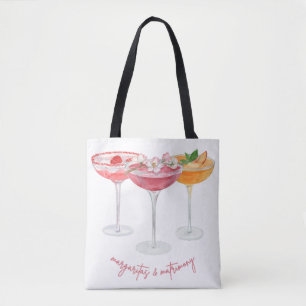 Tote Bag Margaritas et Mariage Margaritas Colorées