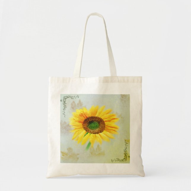 Tote Bag Marguerite ensoleillée (Devant)