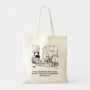Tote Bag Mari faisant la vaisselle