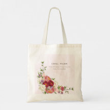 Mariage Boho rouge rose vif Fleurs blanches