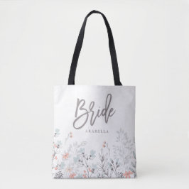 Tote Bag Mariage botanique de Blue Boho | Mariée