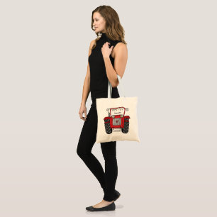 Tote Bag Mariage campagnard de tracteur sur mesure Maid of 