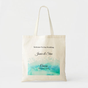 Tote Bag Mariage Cancun personnalisé de mariage de destinat