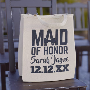 Tote Bag Mariage de bachelorette d'honneur personnalisé