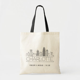 Tote Bag Mariage de bienvenue Charlotte personnalisé Fourre