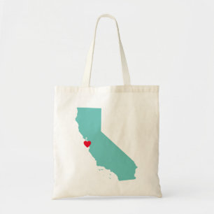Tote Bag Mariage de Californie Turquoise légère Bienvenue