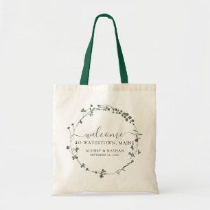 Tote Bag Mariage de destination botanique Bienvenue