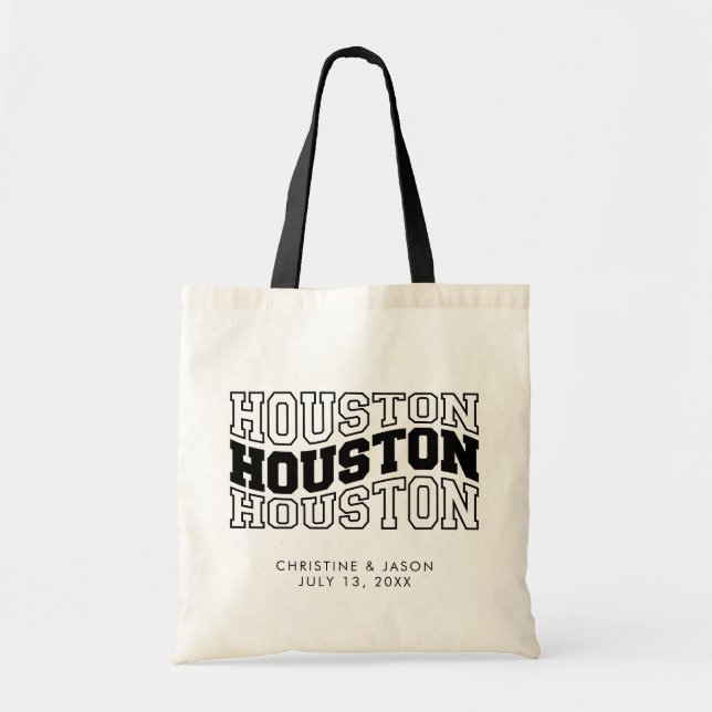 Tote Bag Mariage de Houston (Devant)