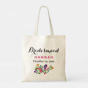 Tote Bag Mariage de script de typographie moderne de Brides
