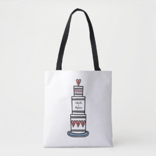 Tote Bag Mariage d'illustration de gâteau Mariage personnal