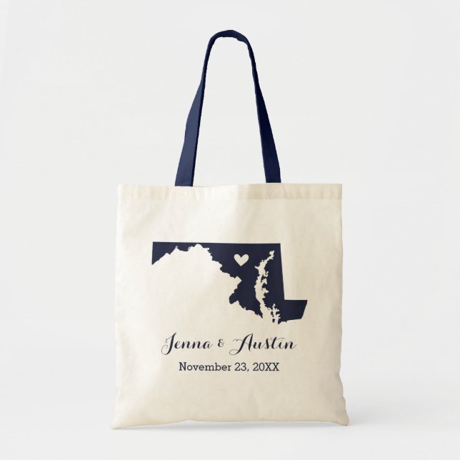 Tote Bag Mariage du Maryland (Devant)