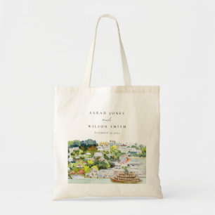 Tote Bag Mariage paysager Elegant River Cruise Country