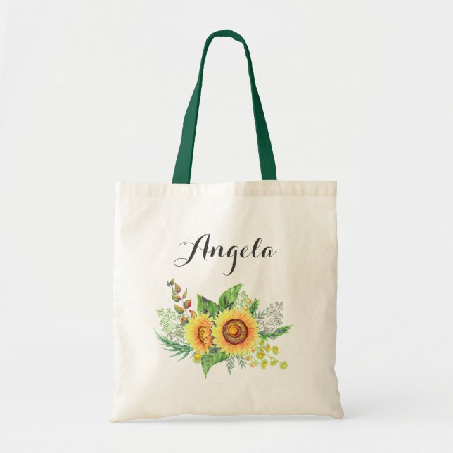 Tote Bag Mariage Russe de tournesol (Devant)