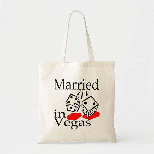 Tote Bag Marié à Las Vegas (Devant)