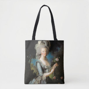 Tote Bag Marie Antoinette avec un rose, 1783