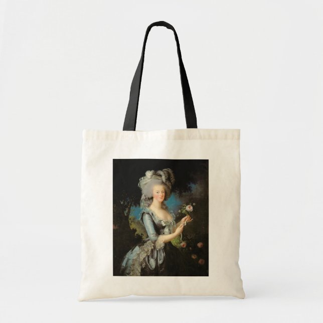 Tote Bag Marie Antoinette avec un rose, 1783 (Devant)