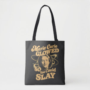 Tote Bag Marie Curie a rayonné pour que vous puissiez déchi