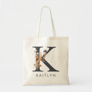 Tote Bag Mariée Bohème Lettre K