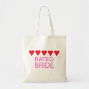 Tote Bag Mariée de cinq coeurs