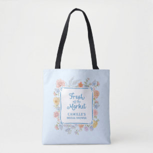 Tote Bag Mariée Fraîche du Marché : Cadeau de Réception