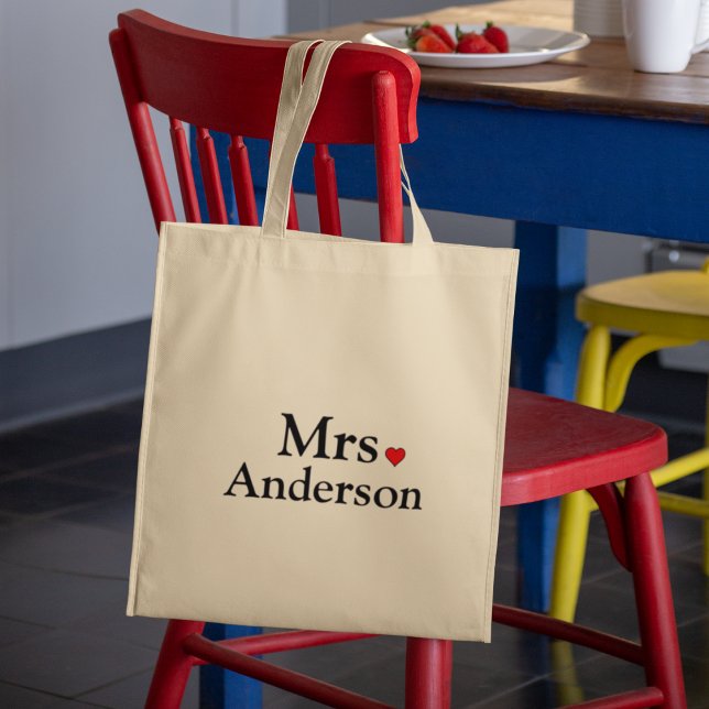 Tote Bag Mariée personnalisée (Créateur téléchargé)