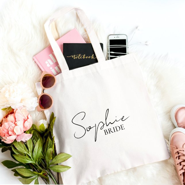 Tote Bag Mariée personnalisée (Créateur téléchargé)