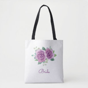 Tote Bag Mariée Rose violette