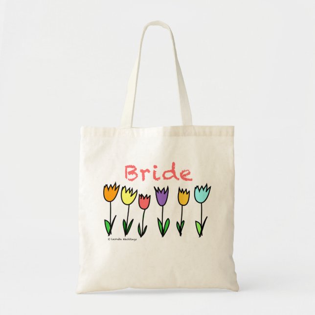 Tote Bag Mariée Tulip (Devant)