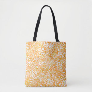 Tote Bag Marigold Floral : Motif orange simple