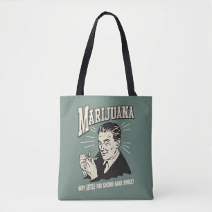 Tote Bag Marijuana : Régler la fumée de la 2e main