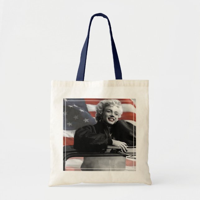Tote Bag Marilyn patriote (Devant)