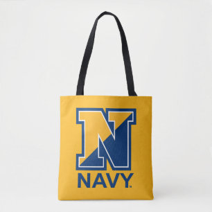 Tote Bag Marine américaine   Marine initiale N