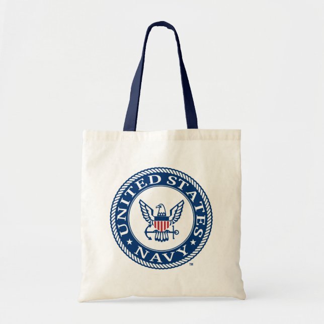 Tote Bag Marine américaine | Navy Alt Emblem (Devant)