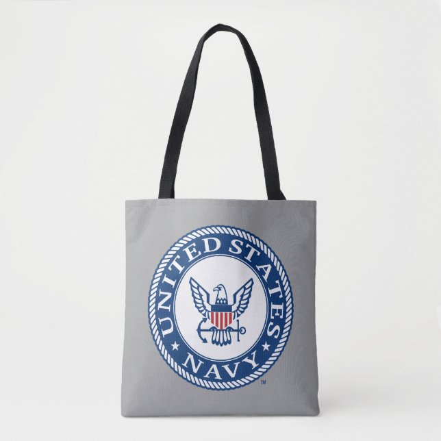 Tote Bag Marine américaine | Navy Alt Emblem (Devant)