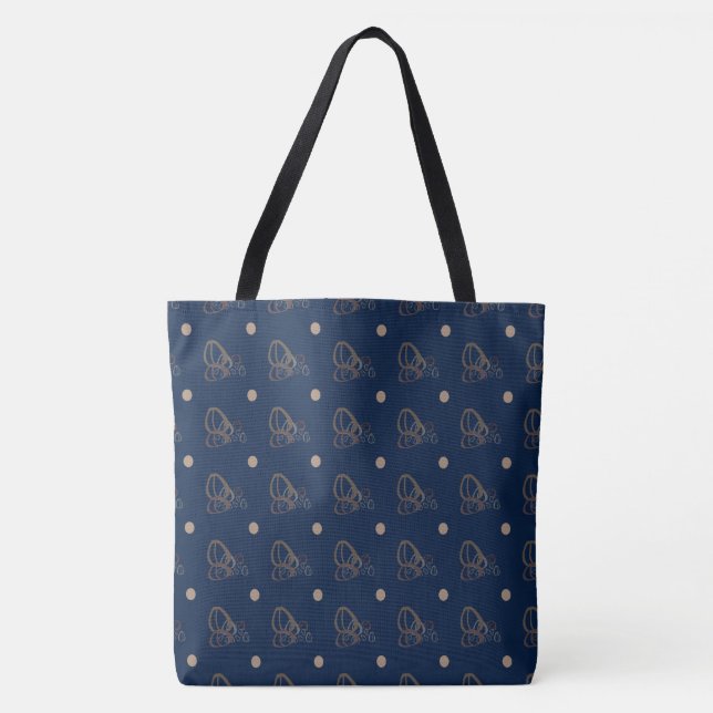 Tote Bag Marine Machiato (Devant)