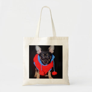 Tote Bag Marionnette mignonne en laine rouge