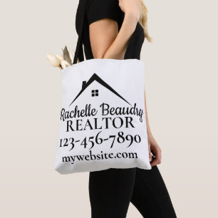 Tote Bag Marketing immobilier Realtor personnalisé