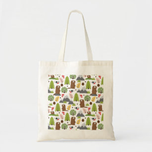 Tote Bag Marmots on a Mountain Glade
