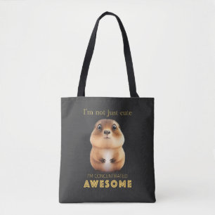 Tote Bag Marmotte Concentré Awesome mignon adorable Funny