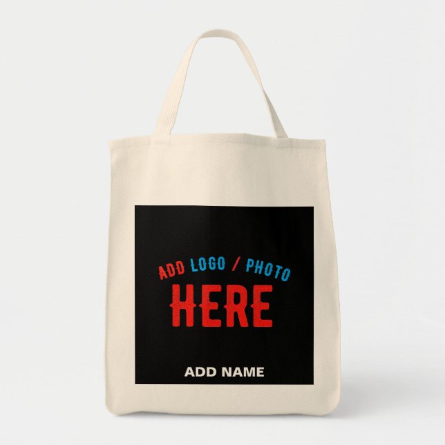 TOTE BAG MARQUE NOIRE VÉRIFIÉE, MODERNE ET PERSONNALISABLE (Devant)