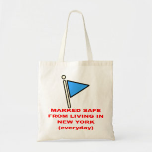 Tote Bag Marqué Sûr De Vivre À New York #